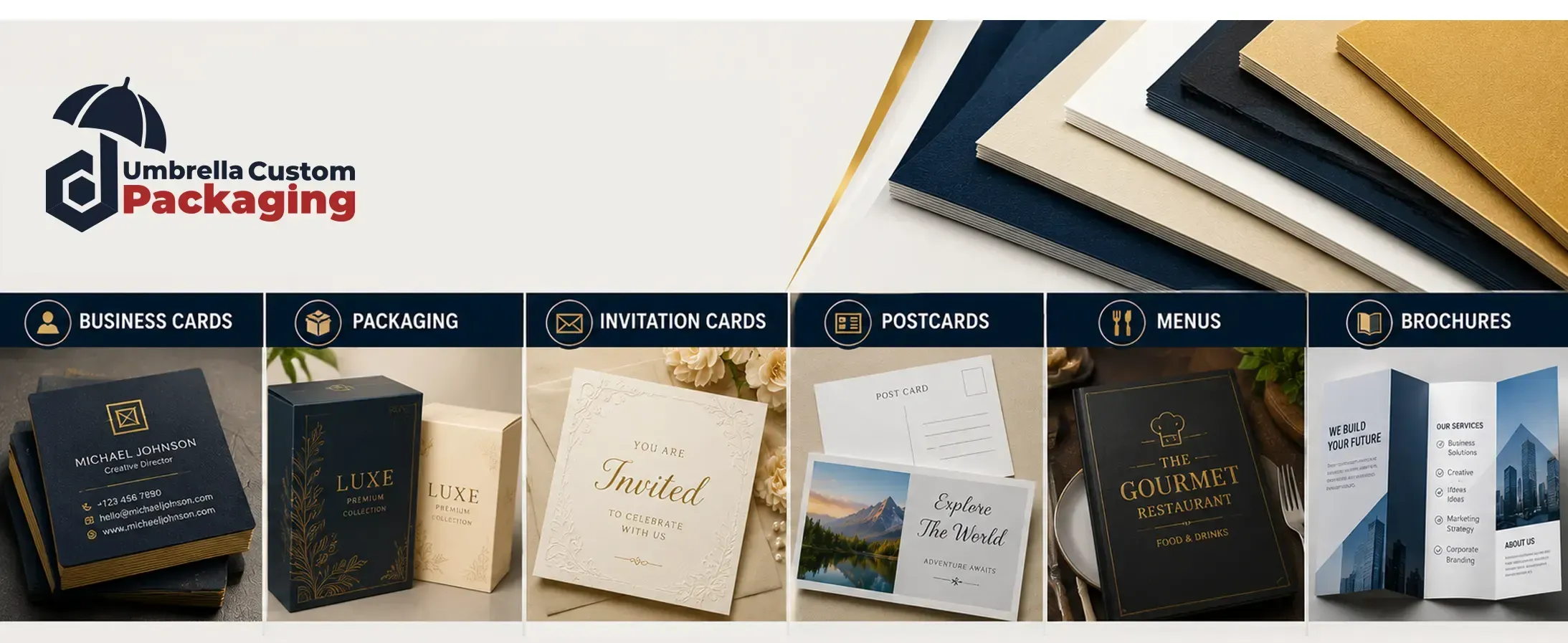 Cardstock paper used for business cards, greeting cards, postcards, and packaging